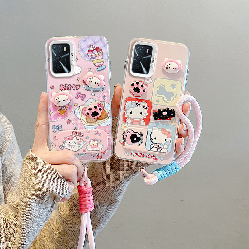 เคส OPPO A16 เคส OPPO A16S เคส OPPO A54S For OPPO ติดตั้งกระจกวงเล็บ 3D ตุ๊กตา hard โทรศัพท์ BB-CYJZ