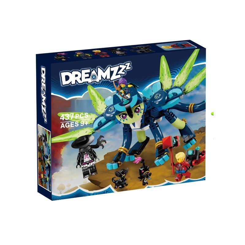 บล็อกตัวต่อ Dream City Hunter 71476 Zoe และคอมโพสิต Sean ประกอบของเล่นโมเดล Six One Gift