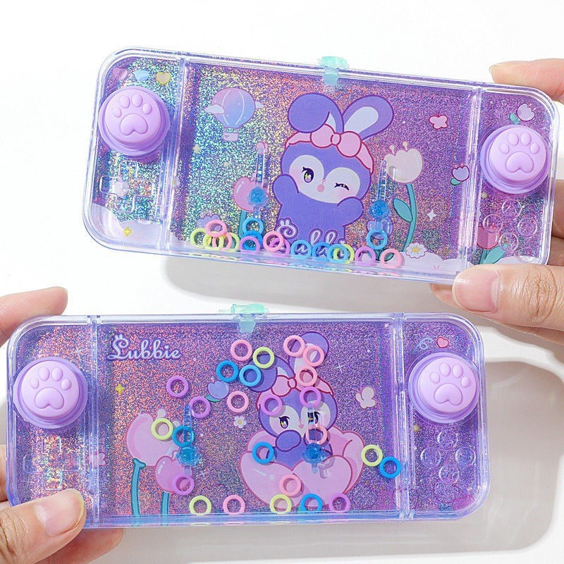儿童益智水中套圈圈水机 掌上水里套游戏 怀旧玩具 | Children Water Ring Toss Game Handheld Retro To i3GFUADU9U0520