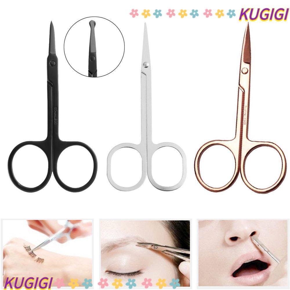 KUGIGI เครื่องมือกําจัดขนคิ้วร้อนสแตนเลสตัดขนจมูก