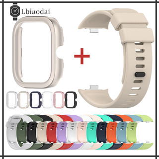 กรณีซิลิโคนสายรัด PC for Redmi Watch 6 5 4 ป้องกันหน้าจอ กันชน สายยาง เข็มขัดข้อมือ อุปกรณ์เสริม for Redmi Watch 6 5 4