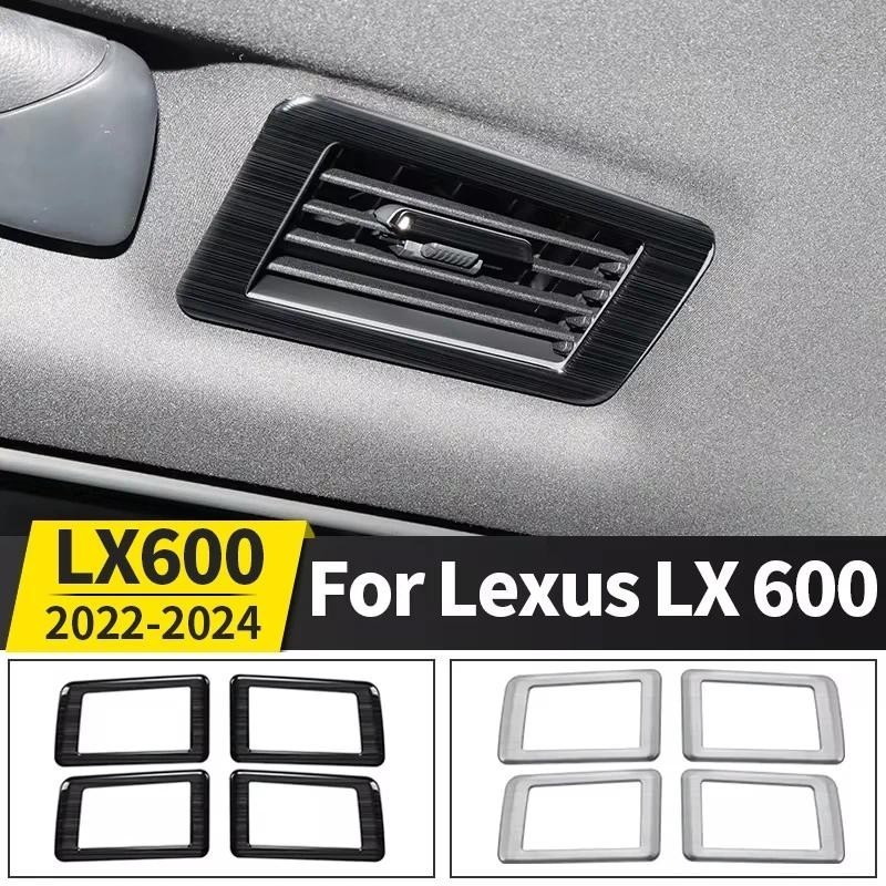 เหมาะสําหรับการปรับเปลี่ยนภายในอุปกรณ์เสริม Lexus Lx 600 Air Outlet กรอบตกแต่ง 2022 2023 2024 Lx600 