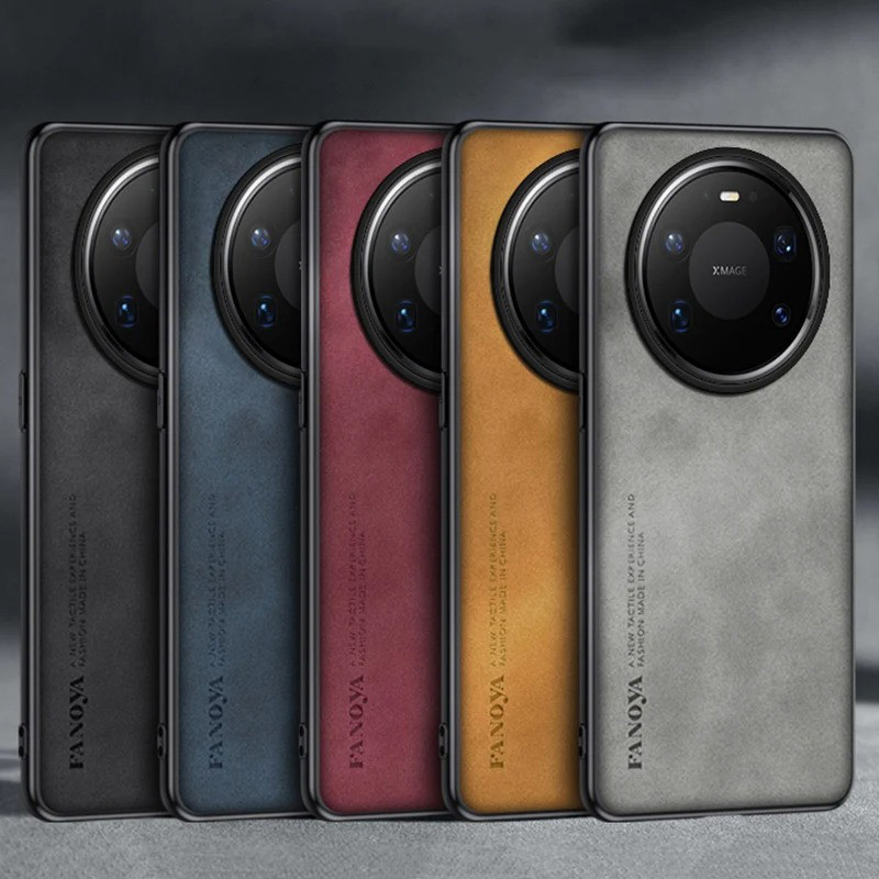 สําหรับ Huawei Mate 80 / 80 Pro / 80 Pro Max หรูหราธุรกิจ Retro หนังยางนุ่ม TPU Case Cover
