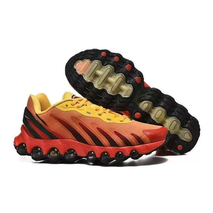Good-look Red Shoes Retro Mens Sports Shoes Functional Full Palm Air Cushion Casual Shoes