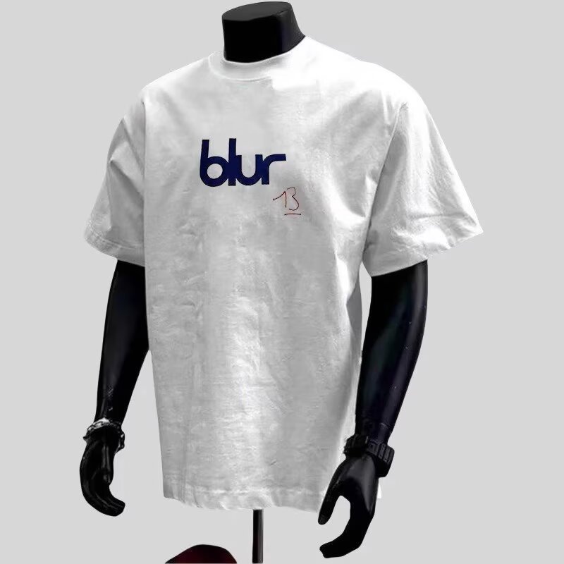 2026 เสื้อยืดแขนสั้นผู้ชาย Street Wear ฤดูร้อนหลวมครึ่งแขน 2025 สไตล์ใหม่ Influencer Trend ins พิมพ์