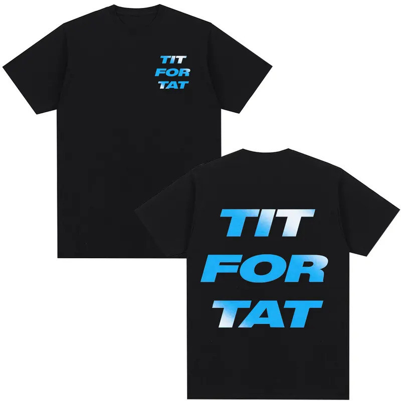 Ready Stock Men T Tate McRae TIT FOR TAT Album Merch T Shirts