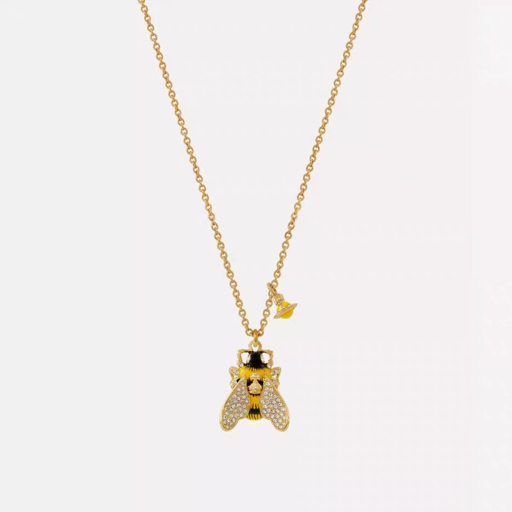 [V + W] ชุดสร้อยคอเพชร Saturn Bee Female-512081
