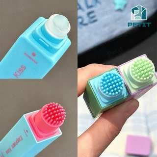 ปากกาขจัดคราบ ปากกาพกพา ขจัดคราบฉุกเฉิน 12ml หัวคู่พร้อมแปรง ไม่มีน้ำ ขนาดเล็กและพกพาสะดวก ขจัดคราบได้อย่างรวดเร็ว