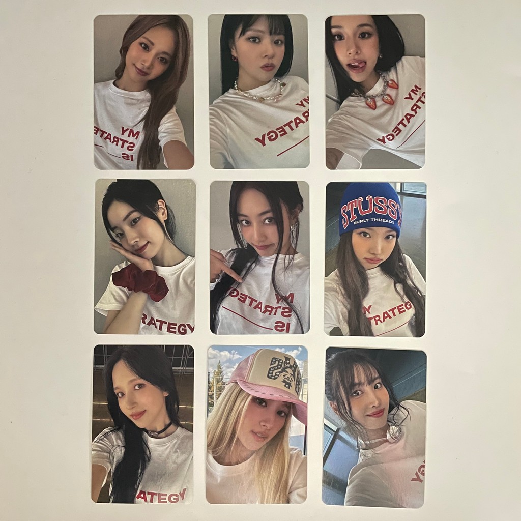 [READY STOCK] TWICE - STRATEGY BLUEDREAMMEDIA LUCKY DRAW PHOTOCARD 2