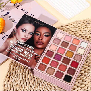 78 Color Book Style Five Page Eye Shadow Plate Lipstick All-in-one Cosmetics  Eyeshadow BOOK Gift