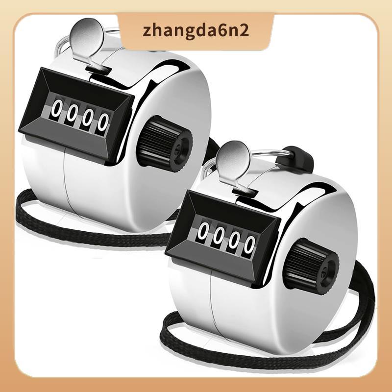 In Stock2 Pack Clicker Counter Hand Tally Counter Clicker, 4 หลัก Mechanical Palm Click Counter forC