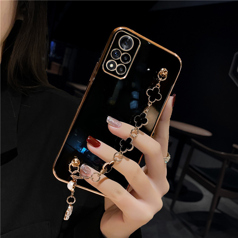 honor x9c case เคส honor x6b เหมาะสําหรับ Glory 400Pro สร้อยข้อมือชุบเคสโทรศัพท์ Creative magic7 เคส