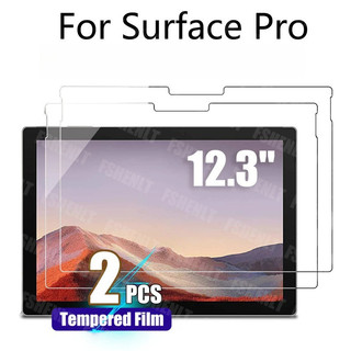 2 ชิ้น HD ฟิล์มกระจกนิรภัยสําหรับ Microsoft Surface Pro X 10 11 9 8 7 6 5 4 3 Plus 13.5 10.8 นิ้ว Anti-Fingerprints ฟิล์มสําหรับ Microsoft Surface GO 3 4 2 แท็บเล็ตกระจกป้องกันหน้าจอ