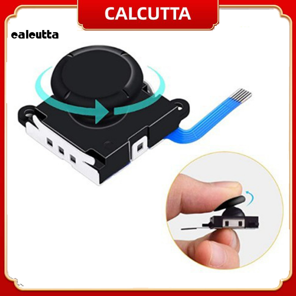 [calcutta] ชุดซ่อมจอยสติ๊ก Universal 3d อะไหล่เปลี่ยนจอยสติ๊กสําหรับตัวควบคุมเกม Nintendo Switch ติด
