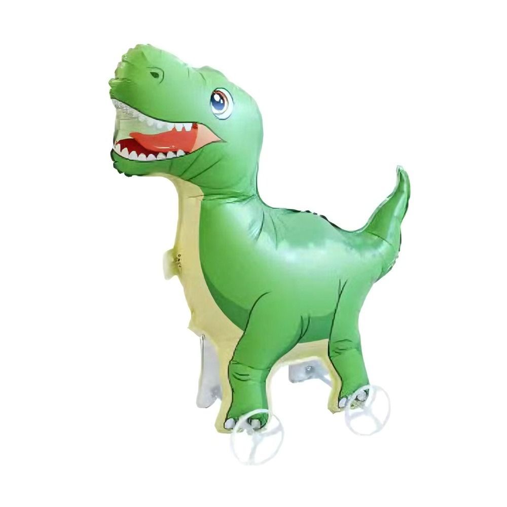 ทราย ลูกโป่งไดโนเสาร์ 4ง,บอลลูนสัตว์วาดฟอยล์ยืนลูกโป่งฟอยล์,สาววันเกิดที่มีล้อที่สามารถเคลื่อนย้ายออกแบบการ์ตูนยืนลูกโป่งเด็กอาบน้ําตกแต - รูปที่ 6