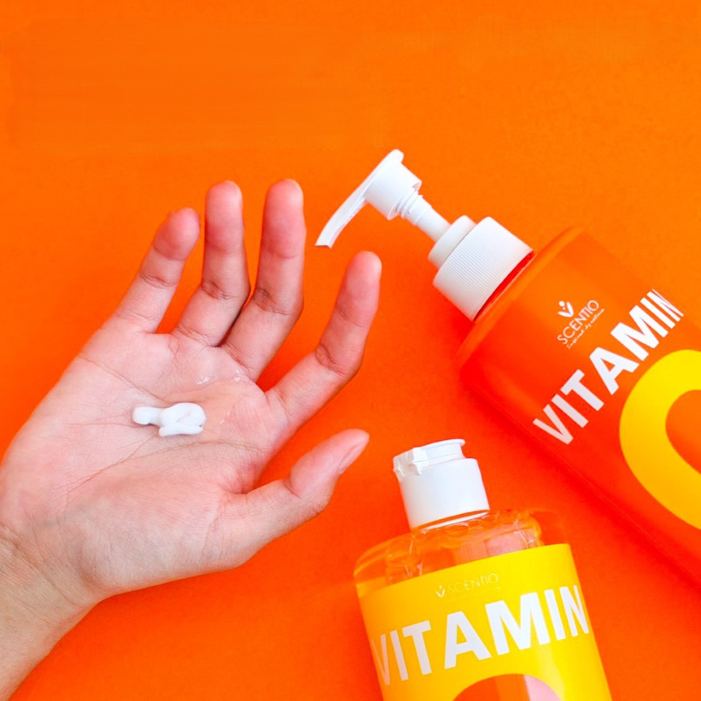 🍊 Beauty Buffet Scentio Vitamin C ครีมอาบน้ำและน้ำตบ ขนาด 450 มล - รูปที่ 4