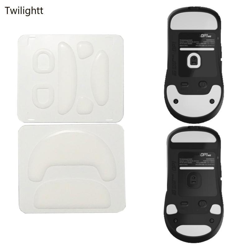 WILI 1Pack Esports Tiger Gaming ICE V2 รุ่นเมาส์สเก็ตเมาส์ฟุตสําหรับ ENDGAME GEAR OP1W เมาส์สีขาว Gl