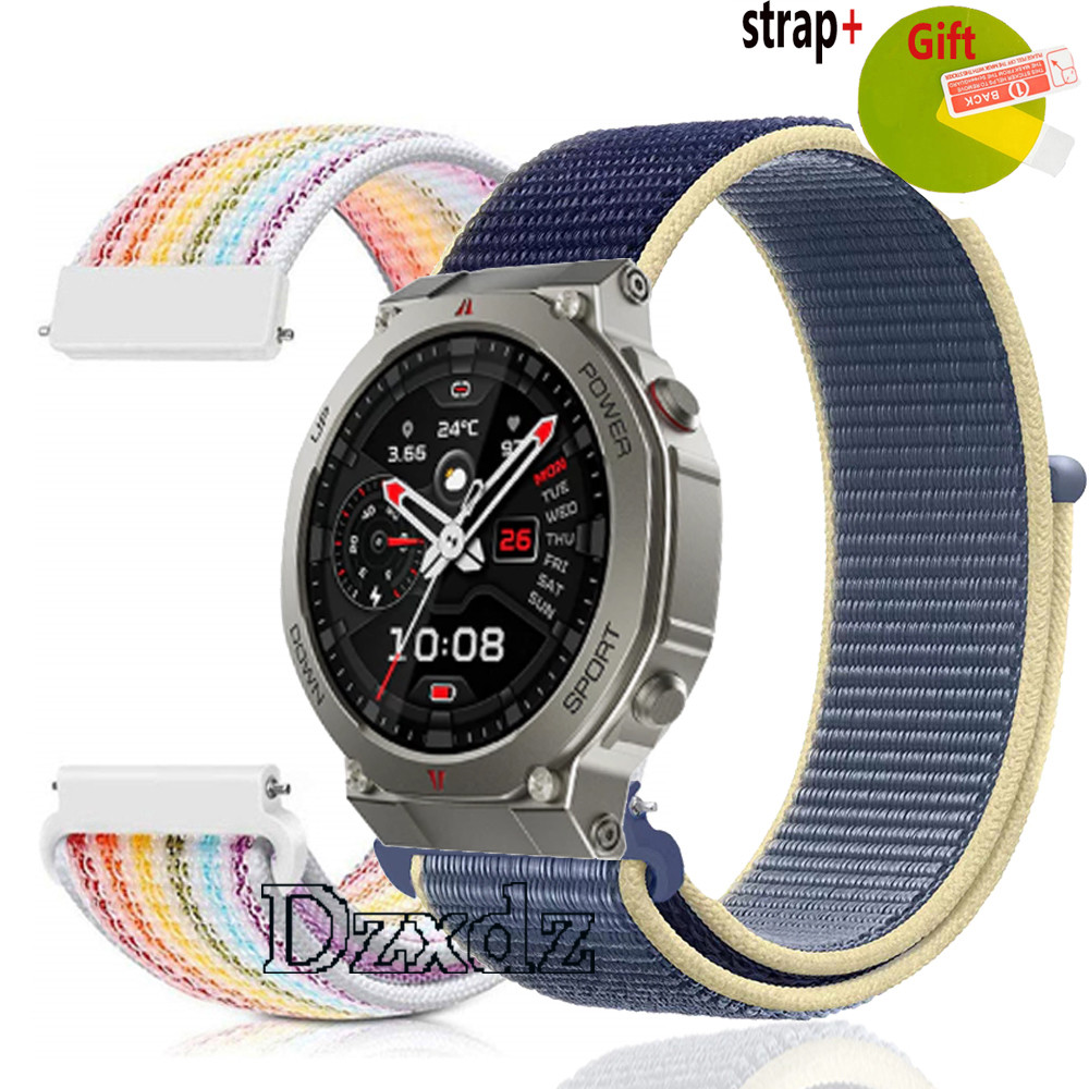 Black Shark GS3 Ultra Smart Watch Strap กีฬาไนลอนสําหรับ Black Shark GS3 Ultra SmartWatch ป้องกันหน้