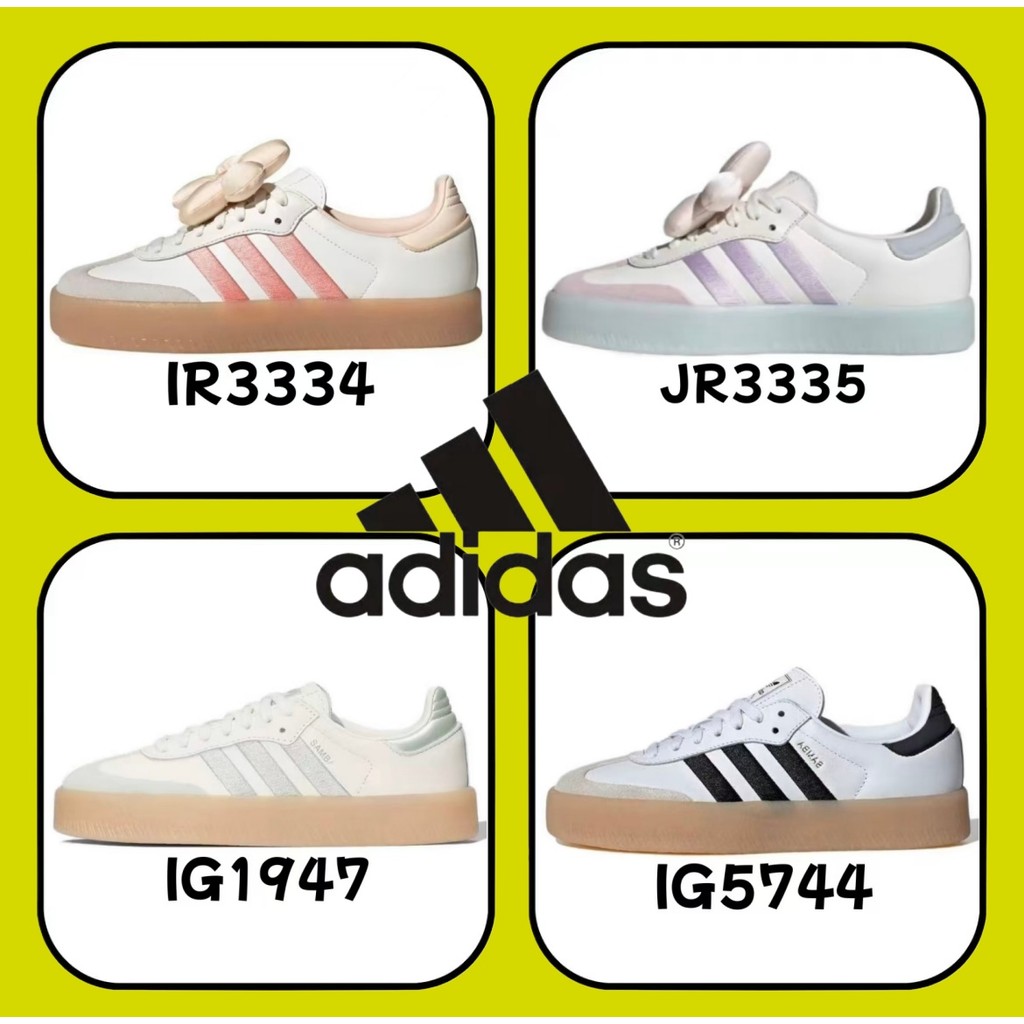 〖ของแท้ 100 %〗adidas originals spezial  Samba OG gazelle IG5744 W JR3335 สีชมพู สีน้ำเงิน สีขาว สีส้
