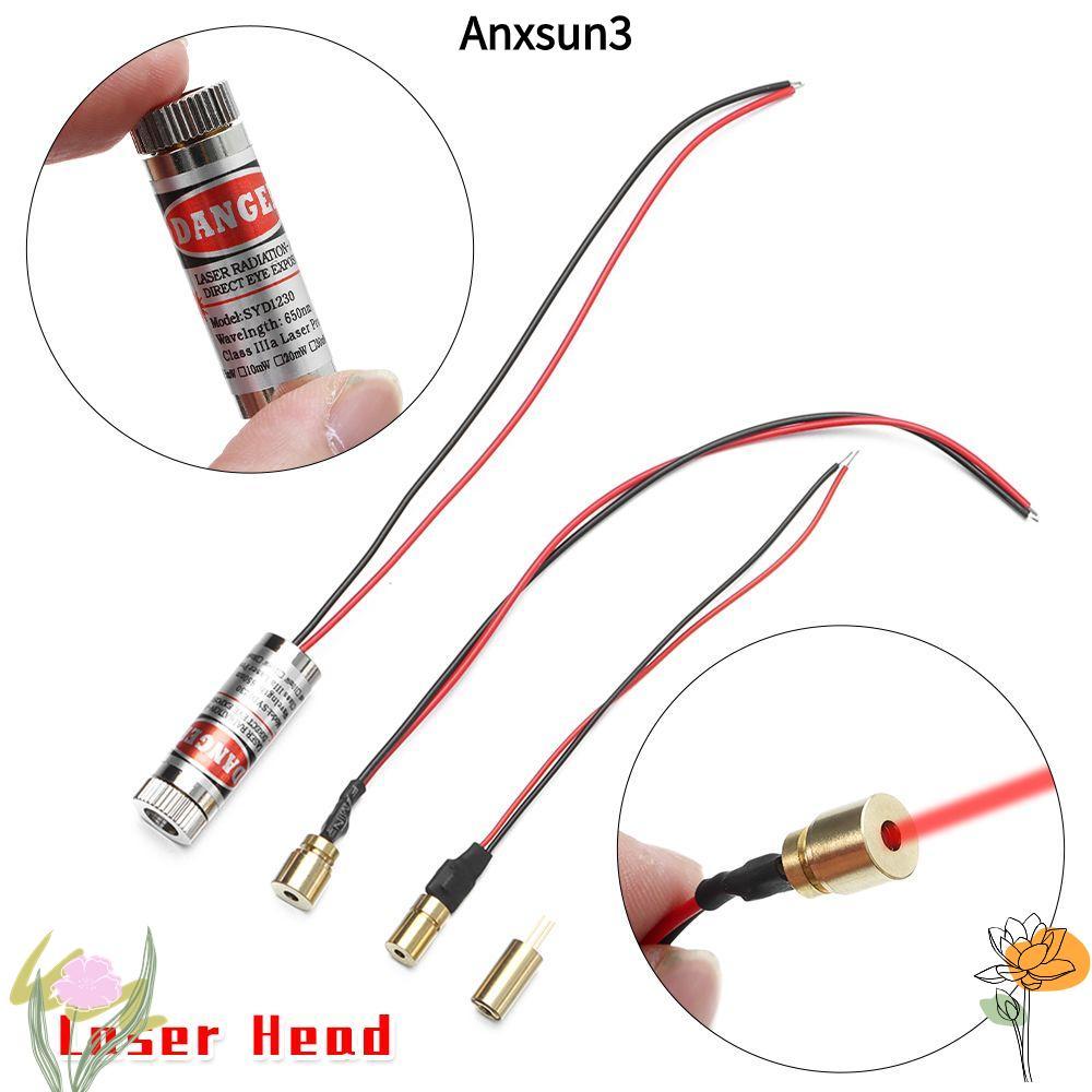 ANXSUN3 Point/Line Laser 650nm 5mW 4 รูปแบบโฟกัสโมดูลโฟกัสได้เลเซอร์
