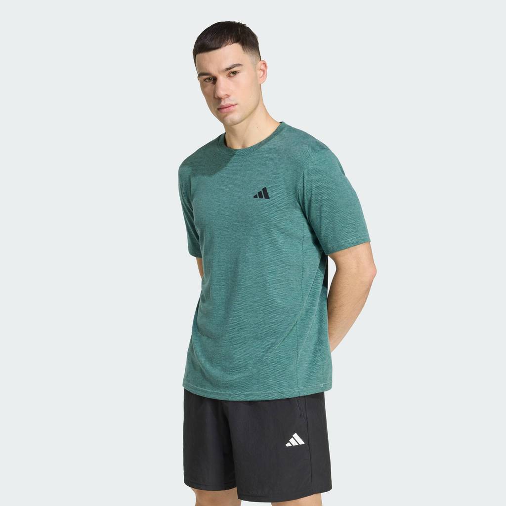 adidas Gym & Training WORKOUT ESSENTIALS FEELREADY NOVELTY T-SHIRT Men Green KD5511