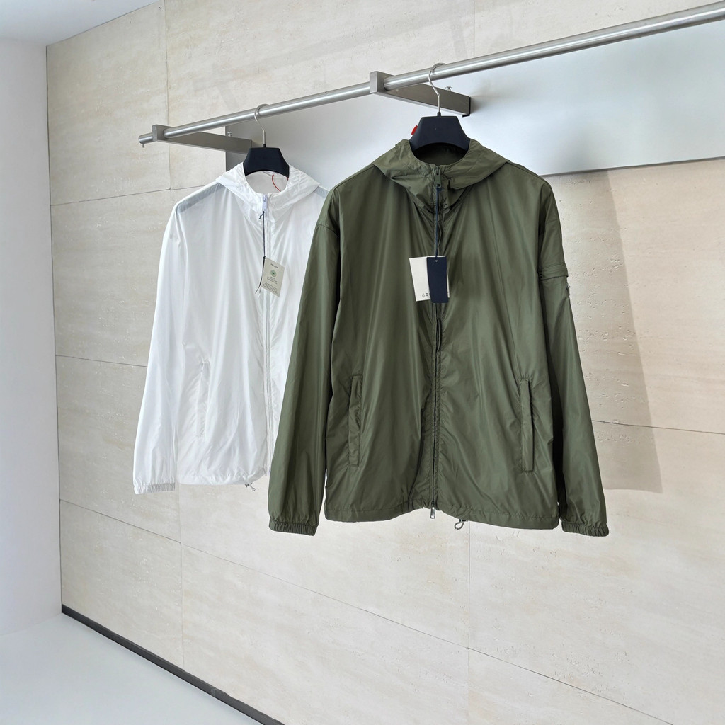 Q8P6 PD Pujia  25SS New Solid Color Functional Nylon Zipper Jacket for Men and Women