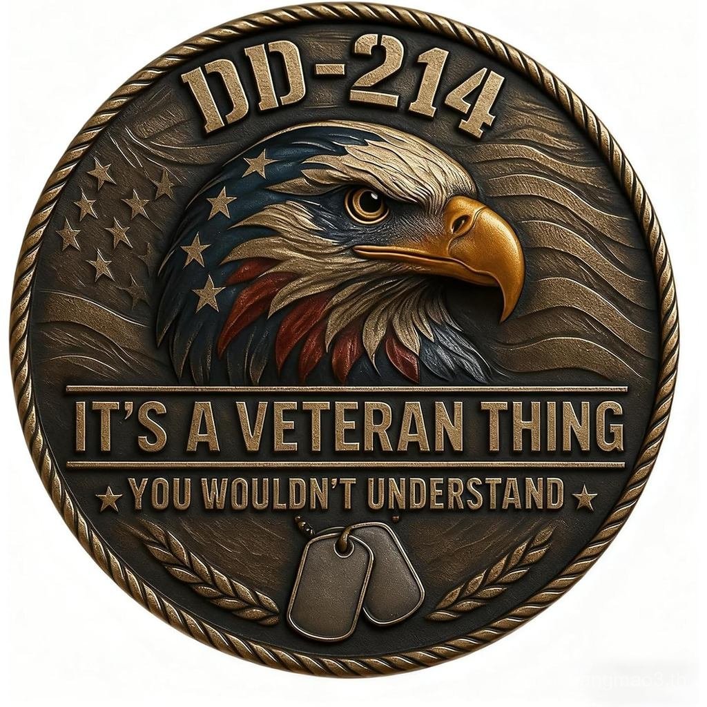 DD-214 – Its เหรียญที่ระลึก Veteran Thing,DD-214 เหรียญ Veteran Challenge, เหรียญ Us Veteran Challen