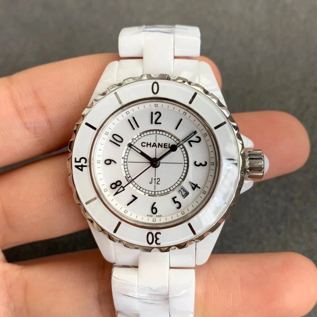 [XF Factory Made] CHANEL J12INTENSE Womens White Ceramic Classic Series