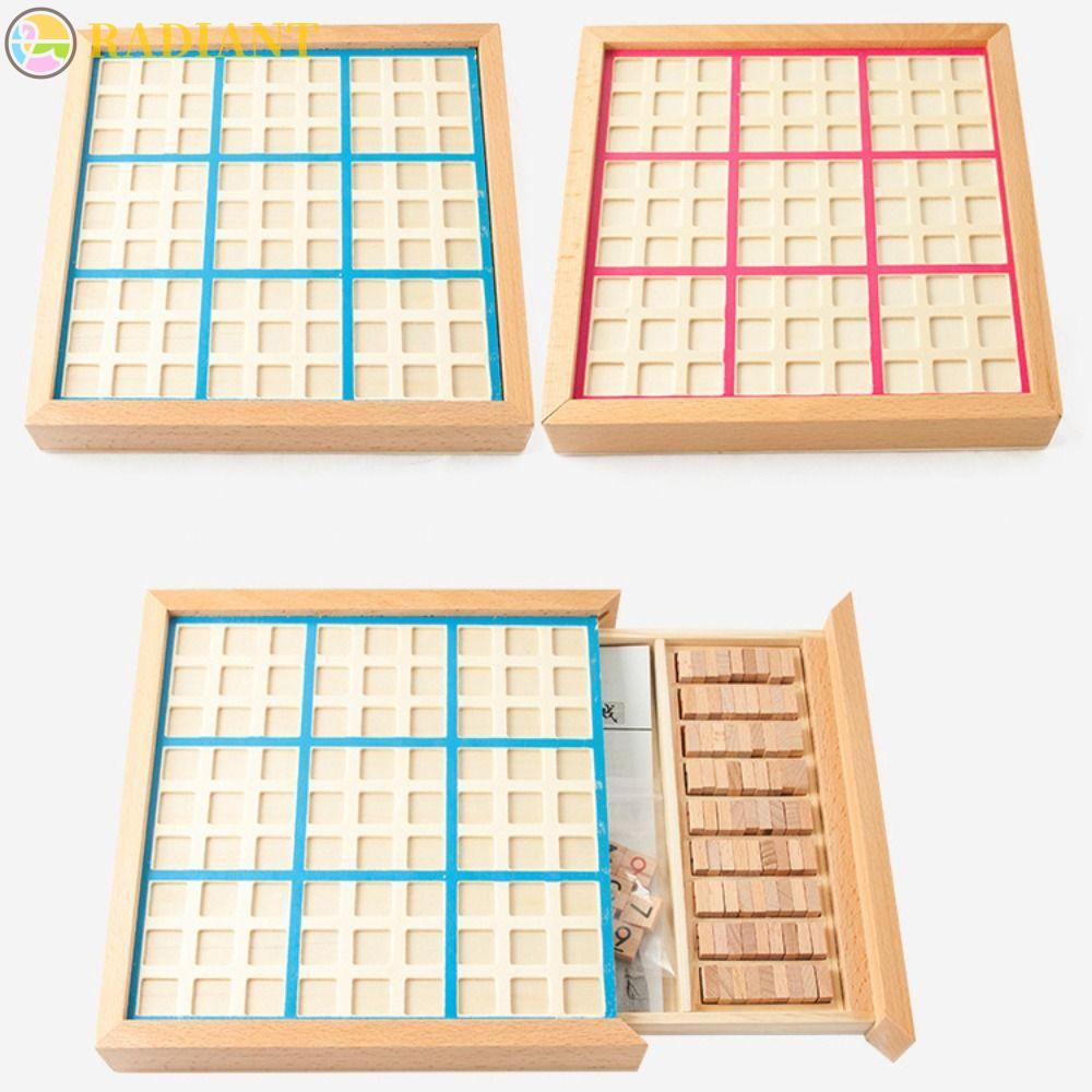 RADIANTF Sudoku Crosswords ของเล่น, Sudoku การศึกษาหมากรุก Sudoku, หลักการอ้างอิง Montessori ตรรกะพั