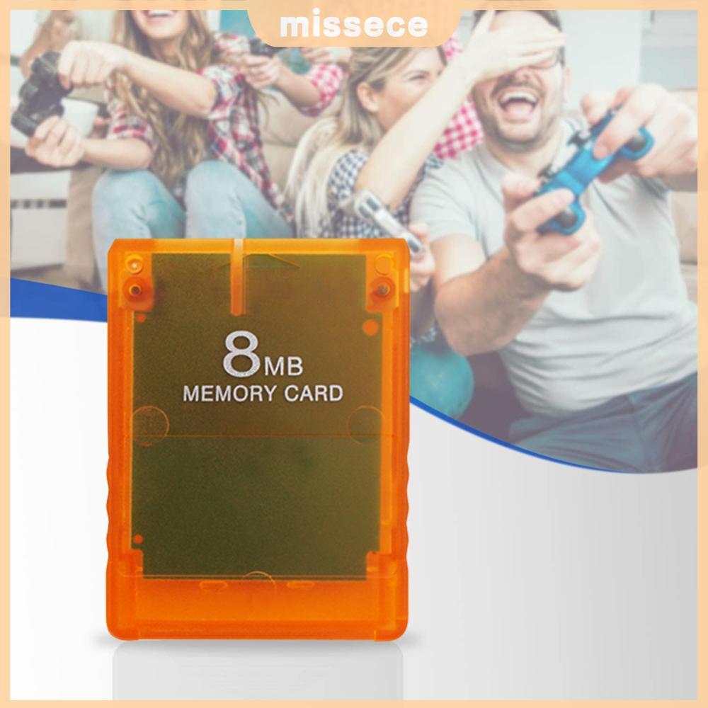 8MB/16MB/32MB/64MB การ์ดหน่วยความจําเกมโปร่งใสการ์ดหน่วยความจําสําหรับเล่นเกมสําหรับ Playstation2 สํ