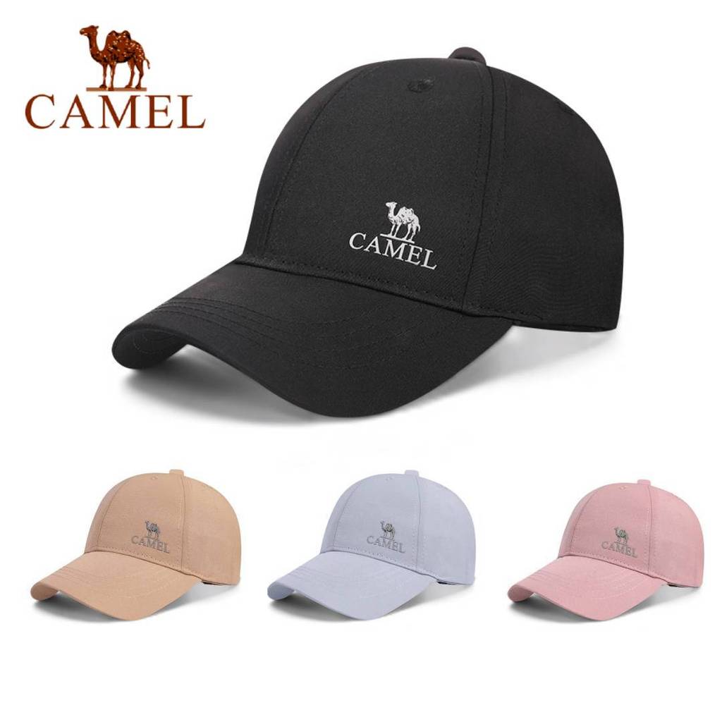 Camel หมวกเบสบอลกีฬากลางแจ้งฮู้ดครอบคลุมดวงอาทิตย์สําหรับผู้ชายและผู้หญิง