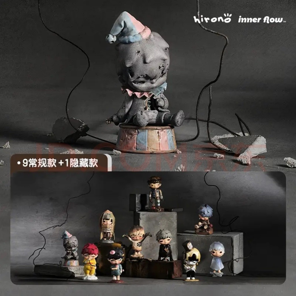 POPMART ของเล่นศิลปะซีรีส์ Hirono v5 Remode ของแท้