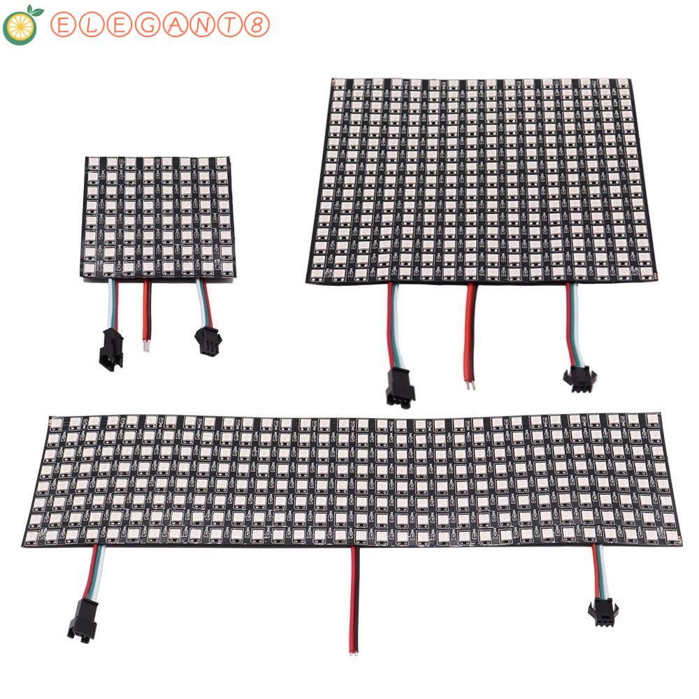 AELEGANT พิกเซลแผง LED ยืดหยุ่นแอดเดรส RGB LED WS2812B WS2812 พร้อม IC Matrix แผงแสง