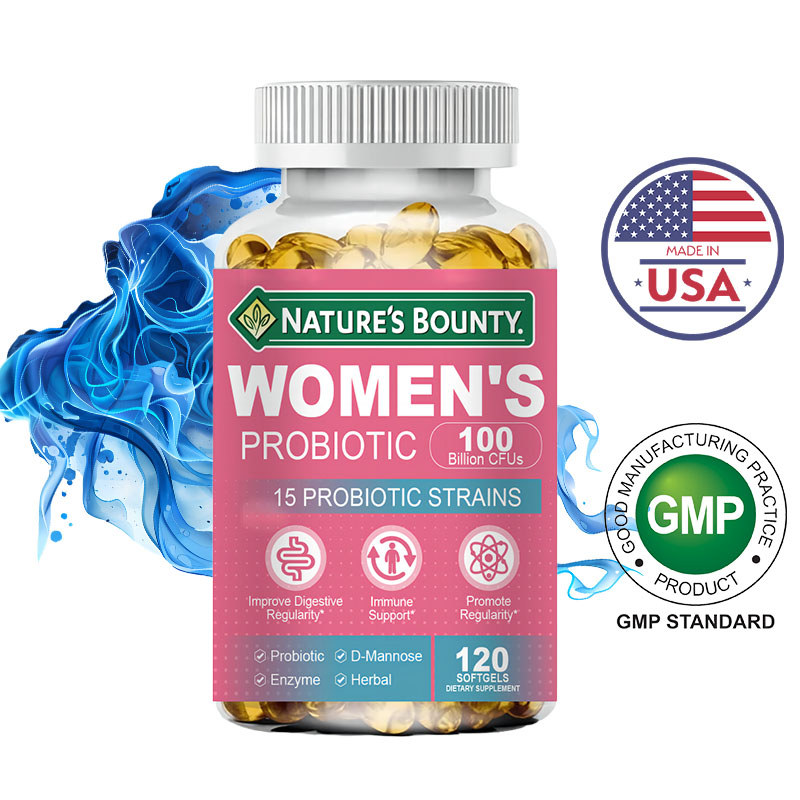 Nature’s Bounty Women’s Probiotic Capsules | ช่วยสนับสนุนลำไส้และภูมิคุ้มกัน | 120 Capsules
