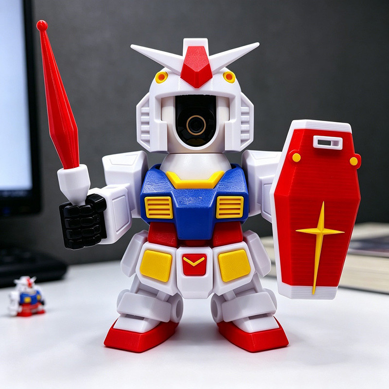เคสป้องกันกล้องวงจรปิด Xiaomi Smart Camera ลาย Gundam Mecha สุดสร้างสรรค์ สำหรับกล้องวงจรปิดภายในบ้าน