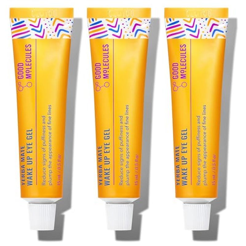 ดี Molecules Yerba Mate Wake Up Eye Gel - Hydrating Under Eye Gel Cream with Hyaluronic Acid and Caf