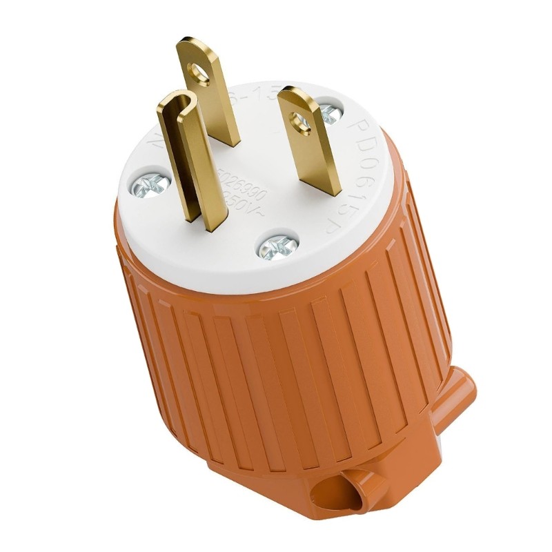 YOI 15A 250V NEMA 6 15P ปลั๊กไฟสําหรับงานหนักสําหรับอุปกรณ์เชิงพาณิชย์