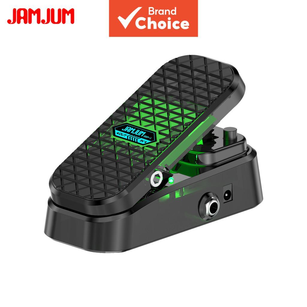 JAMJUM Wah Volume Pedal พร้อมสไลด์เงียบและไม่ต้องใช้ไฟสําหรับกีตาร์แอมป์