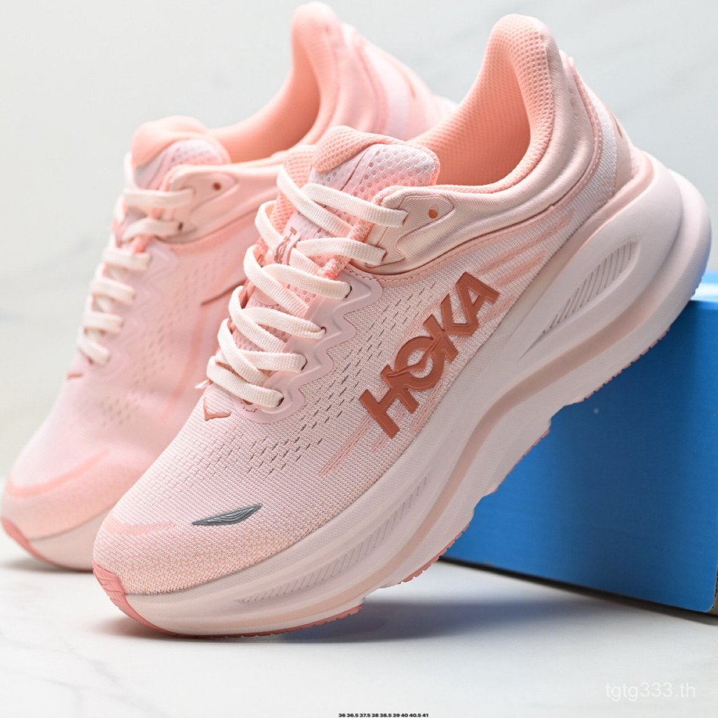 Unisex Hoka One One Bondi 9 กลางแจ้งสบาย Low Cut City รองเท้าวิ่งทํางานขนาด 36-45 Q5HC ZDWP 3HV2 Y7L