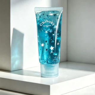 Chiboki Glitter Toothpaste Squishy Toy ASMR Peach Toothpaste Shape Stress Relief Squeeze