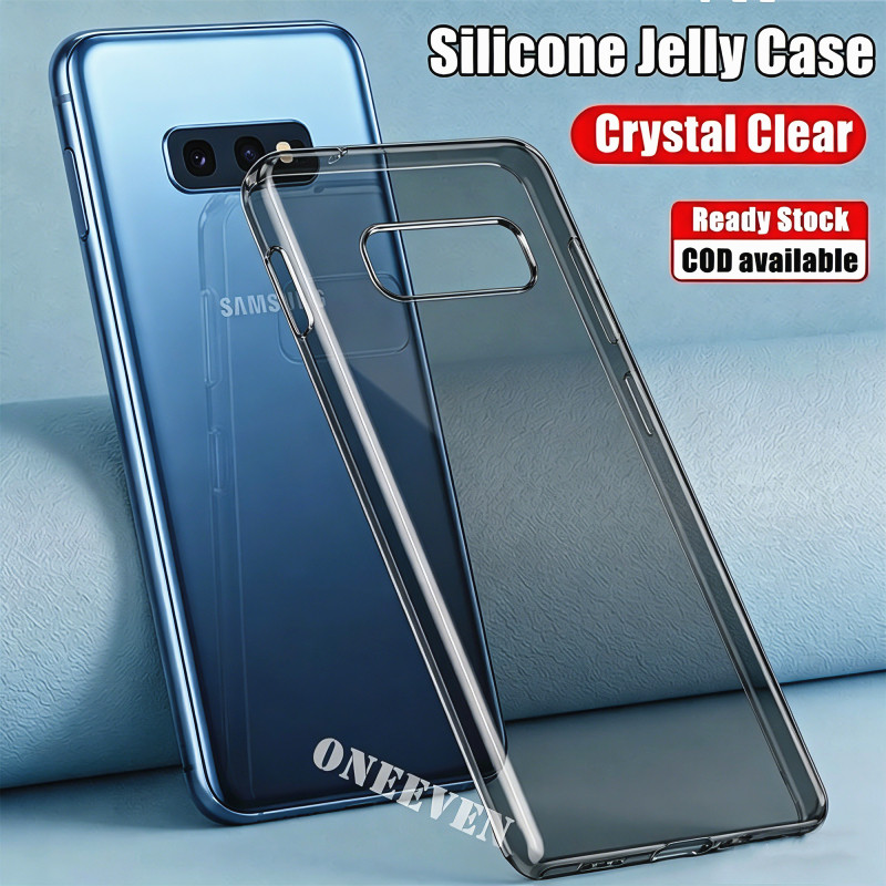 SAMSUNG สําหรับSamsung Galaxy S10e 5.8 นิ้วSM-G970F G970U G970N G970W G970Xนุ่มโปร่งแสงซิลิโคนสีดําย