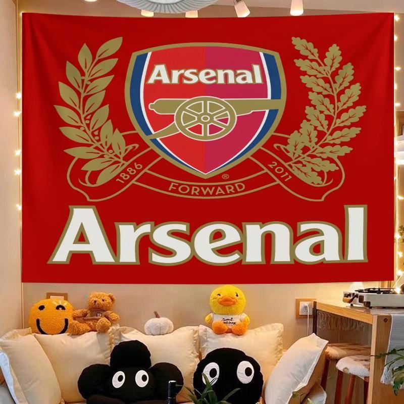 ตกแต่งผนังสัญลักษณ์สโมสรฟุตบอลอาร์เซนอล ฉากสินค้าฟุตบอล พรีเมียร์ลีก ตกแต่งผนังข้างเตียงอาร์เซนอล สําหรับห้องนอน