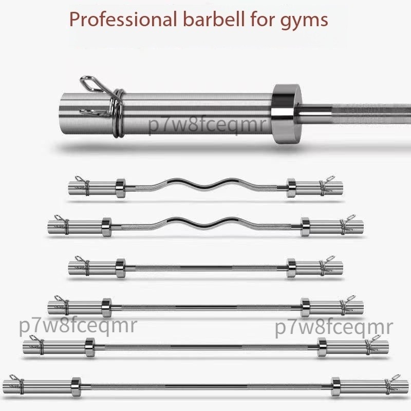 ใหม่ร้อนโอลิมปิก EZ Barbell Curl บาร์ตรงบาร์5เซนติเมตร1.2เมตร/1.5เมตร/1.8เมตรบาร์เบลล์ย