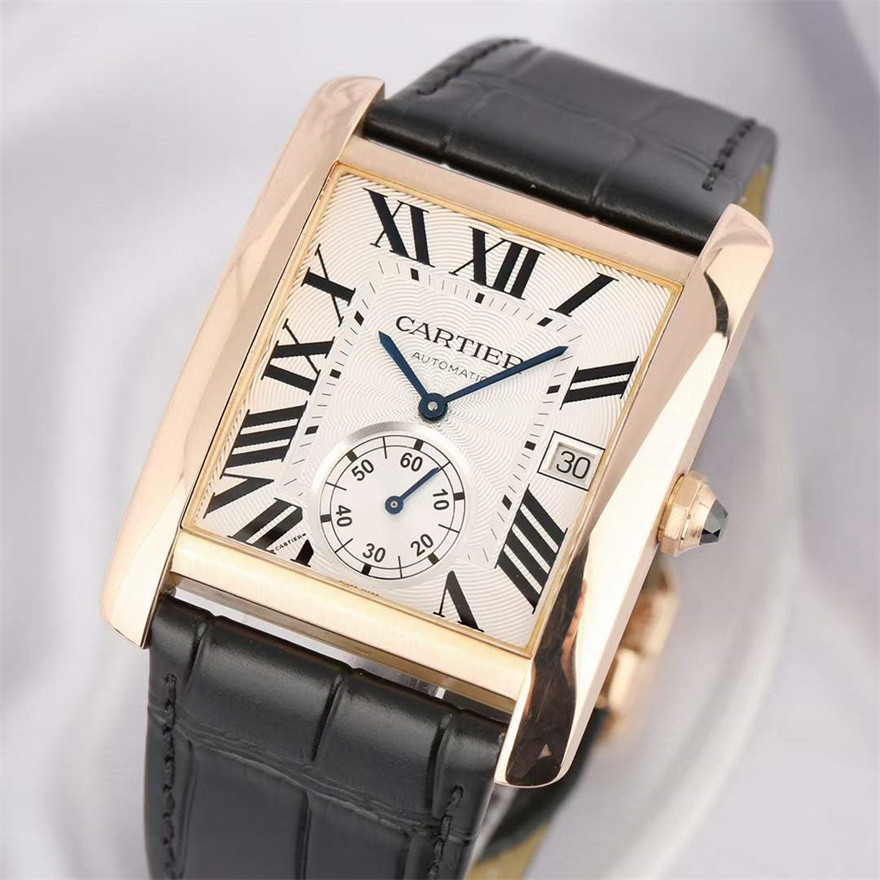 Cartier Cartier Tank 18K Gold Automatic Mechanical Mens Watch