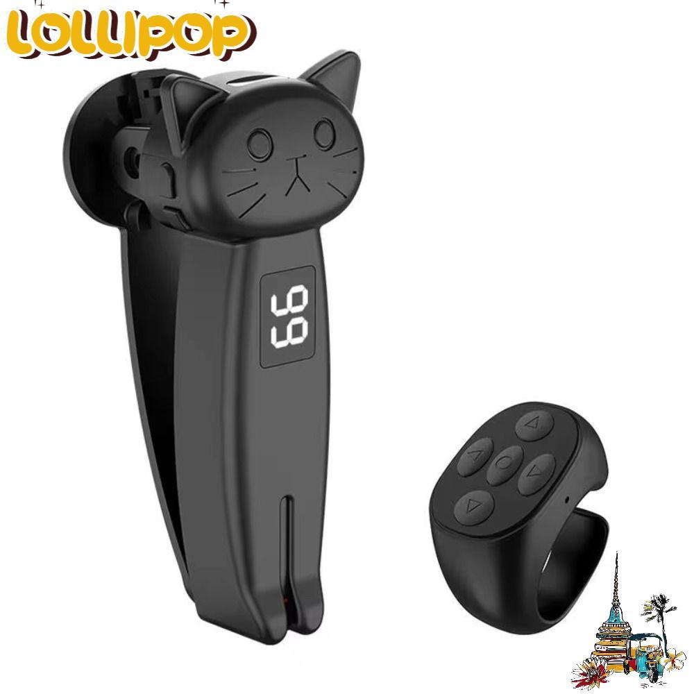 LOLLIPOP Electric Auto Page Turner, ABS Mute Finger Clicking Device, Bluetooth-เข้ากันได้กับ Quick C