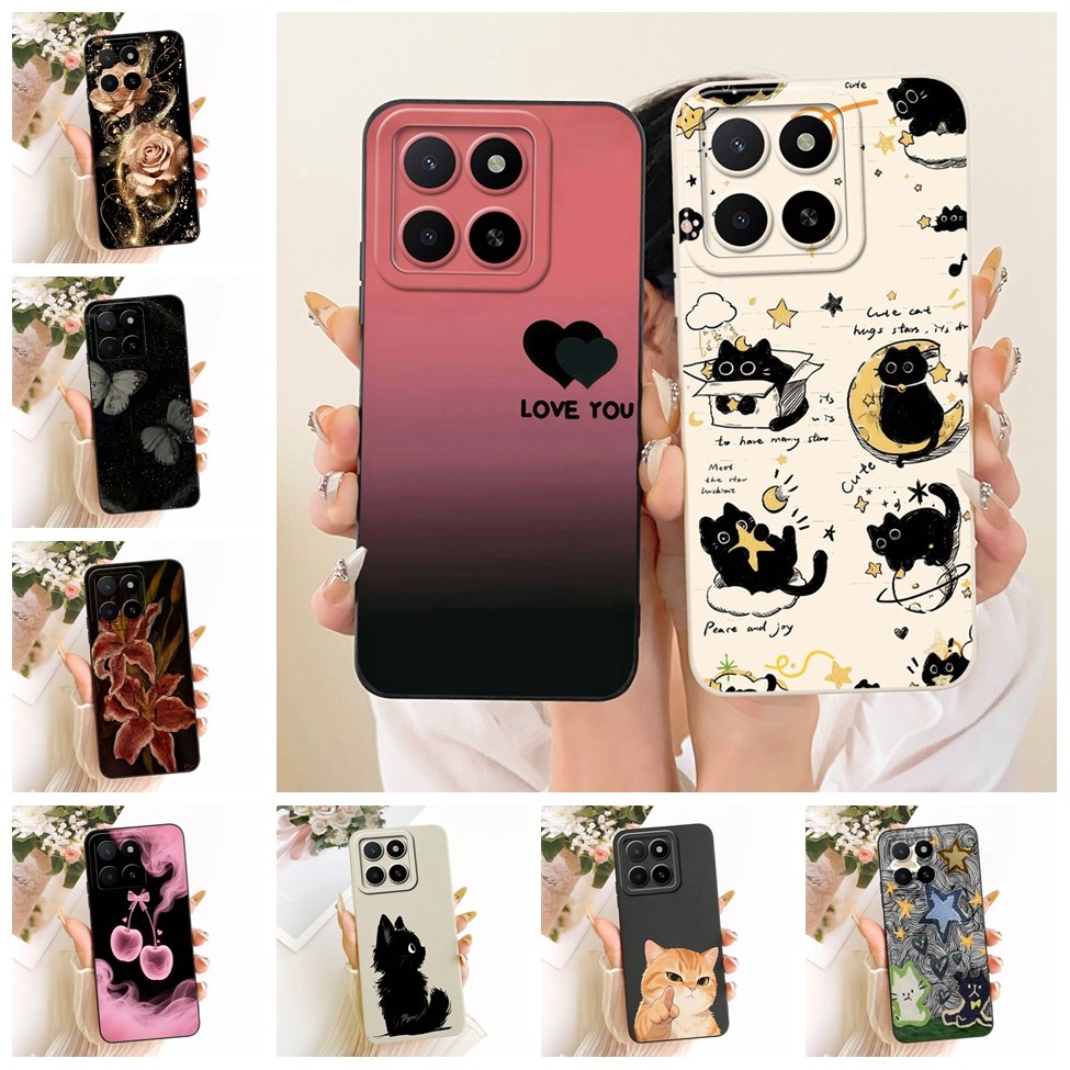 Honor X5b Casing Honor X5b Plus Cover Fashion Cartoon Cute Funny Painted Silicone Phone Case