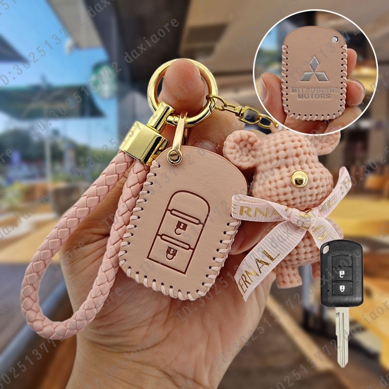 เคสกุญแจรีโมทรถยนต์ ปุ่ม สําหรับ Mitsubishi Antrage Triton Montero Mirage G4 Xpander Strada GLX