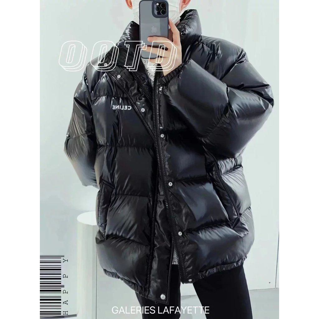 เสื้อแจ็คเก็ตสีทึบ CELINE พร้อมโลโก้