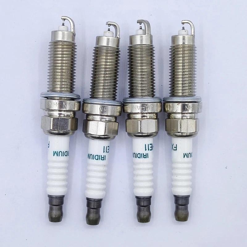 4pcs 22401-ED71B FXE20HE11 Platium Iridium Spark Plug สําหรับ Nissan Juke Versa Micra Tiida X-Trail 
