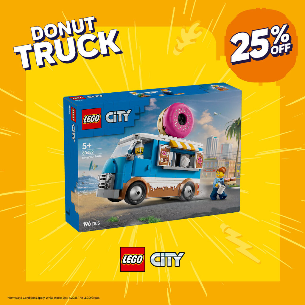 LEGO City 60452 Doughnut Truck (196 Pieces)
